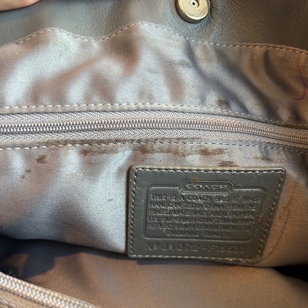 Coach Brooke Gray Signature Shoulder Bag - Picture 9 of 10